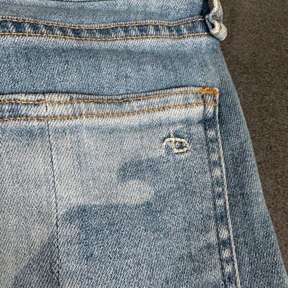 Rag & Bone Womens 28 Cate Mid Rise Ankle Skinny Blue Camo Cropped Jeans - Picture 14 of 14